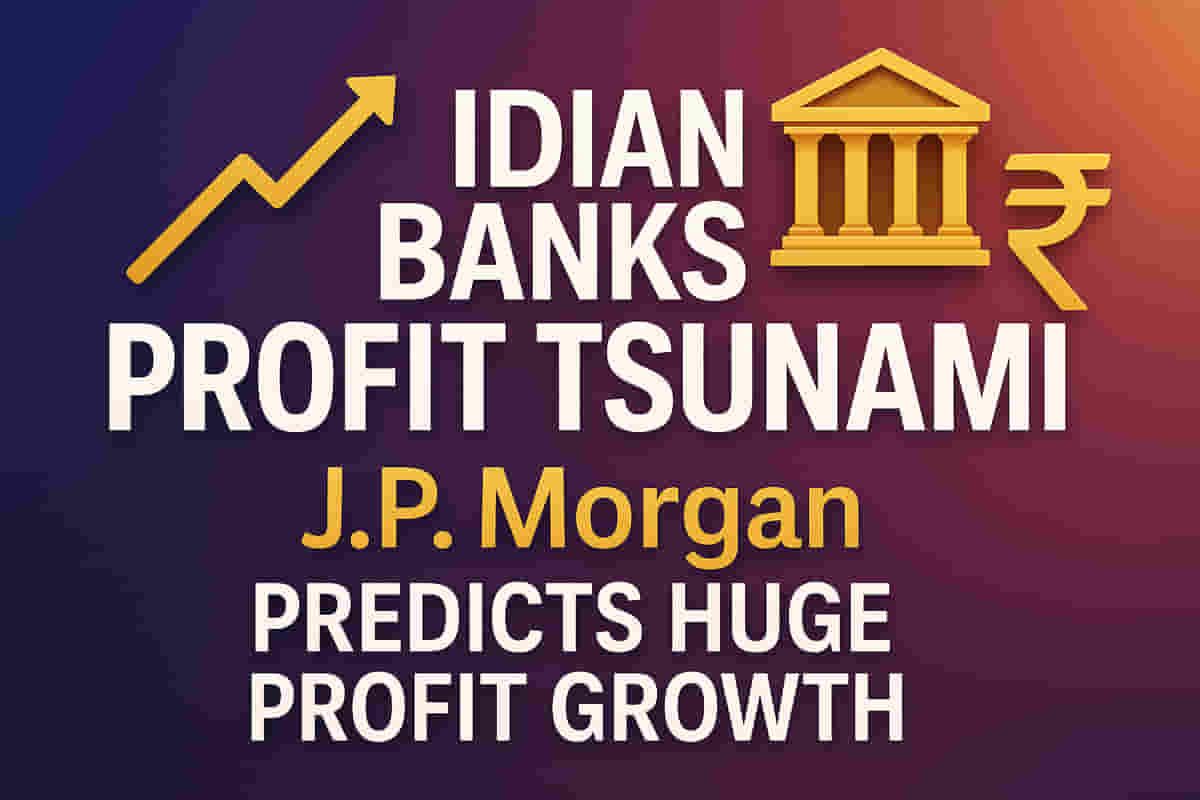 JPMorgan Forecast: ਮਾਰਜਿਨ ਬੌਟਮ 'ਤੇ ਪਹੁੰਚਣ 'ਤੇ ਭਾਰਤੀ ਬੈਂਕਾਂ 'ਤੇ ਮੁਨਾਫੇ ਦਾ 'ਤਸੁਨਾਮੀ' ਆਉਣ ਵਾਲਾ!