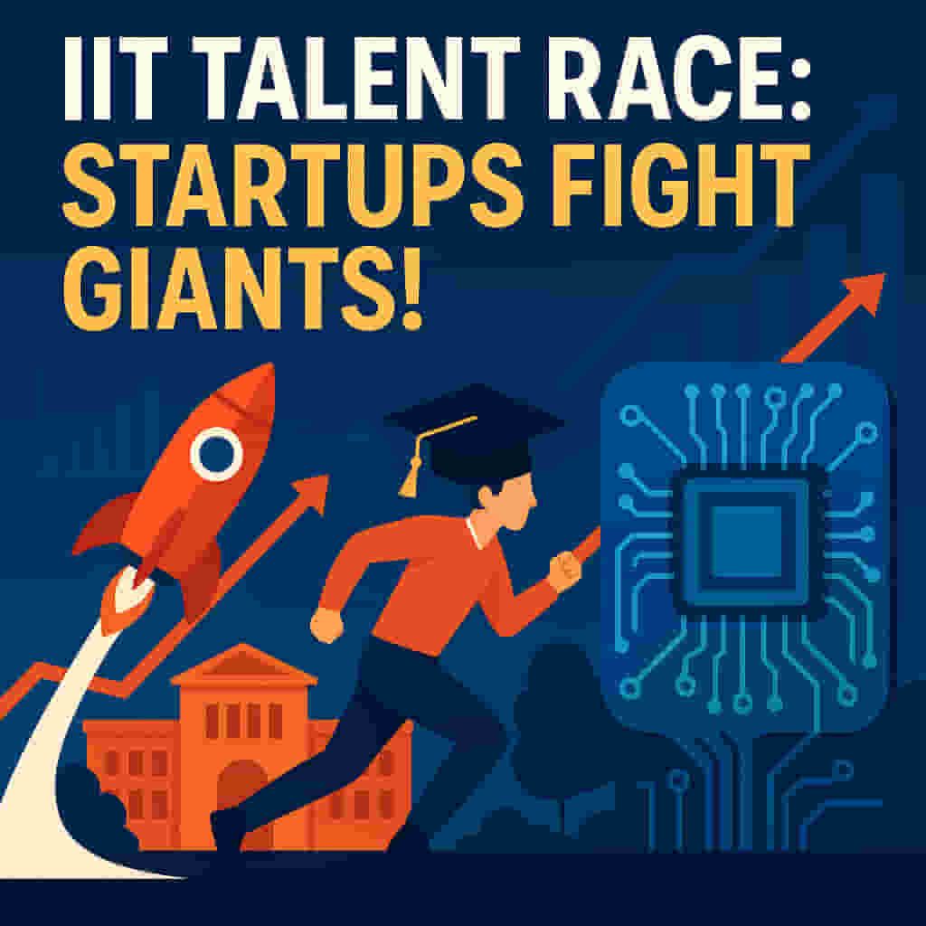 IIT Talent War Heats Up: Startups Offer Record Packages, But Big Tech Wins Top Engineers!