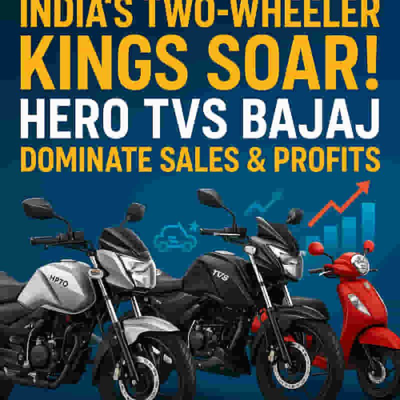 2-ਵ੍ਹੀਲਰ ਦੇ ਦਿੱਗਜਾਂ 'ਚ ਤੇਜ਼ੀ: ਹੀਰੋ, ਟੀਵੀਐਸ, ਬਜਾਜ ਨੇ ਕੀਤੀ ਸ਼ਾਨਦਾਰ ਵਿਕਰੀ ਅਤੇ ਮੁਨਾਫਾ - ਕੀ ਇਹ ਵੱਡੇ ਬੁਲ ਰਨ ਦੀ ਸ਼ੁਰੂਆਤ ਹੈ?