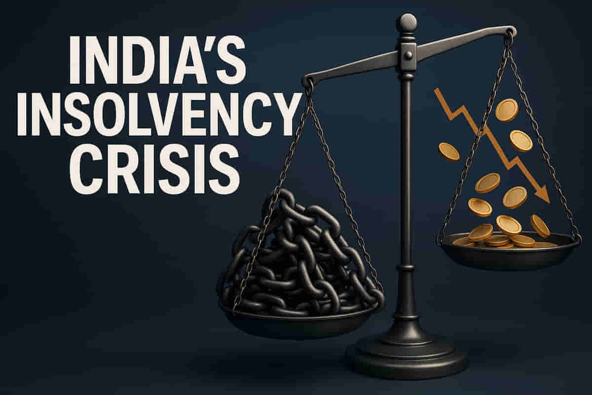 ਭਾਰਤ ਦੀ ਇਨਸਾਲਵੈਂਸੀ ਸਿਸਟਮ ਸੰਕਟ ਵਿੱਚ! ਰਿਕਾਰਡ ਦੇਰੀਆਂ ਅਤੇ ਮਾਮੂਲੀ ਵਸੂਲੀ ਨੇ ਸੁਧਾਰਾਂ 'ਤੇ ਤੁਰੰਤ ਚਰਚਾ ਛੇੜੀ
