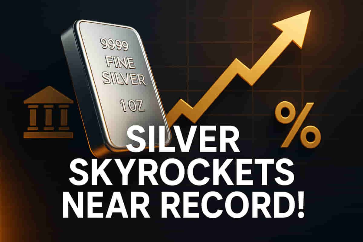 Silver Soars Near Record High! Rate Cut Hopes & Supply Squeeze Fuel Massive Rally – What's Next?