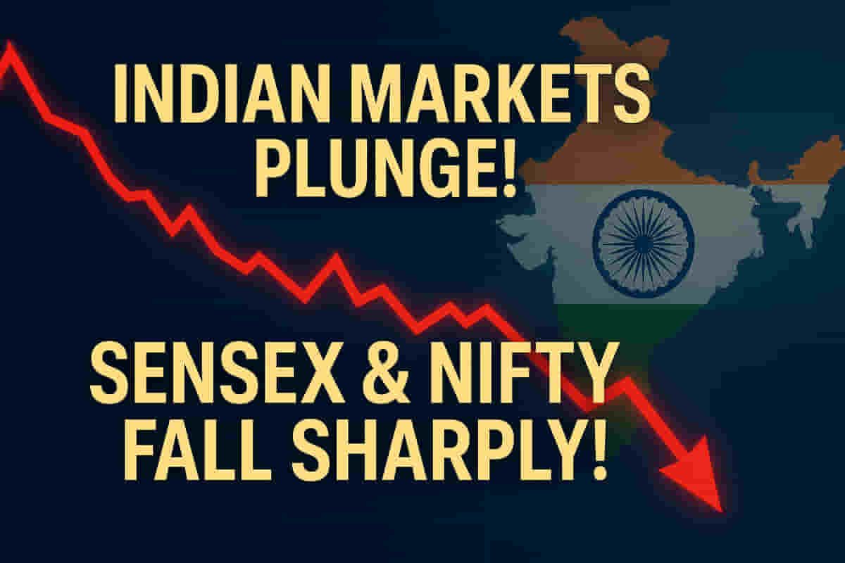 ਭਾਰਤੀ ਬਾਜ਼ਾਰਾਂ 'ਚ ਗਿਰਾਵਟ! ਸੈਂਸੈਕਸ ਤੇ ਨਿਫਟੀ 'ਚ ਸ਼ੁਰੂਆਤੀ ਵੱਡੀ ਕਮੀ - ਕੀ ਹੋ ਰਿਹਾ ਹੈ?