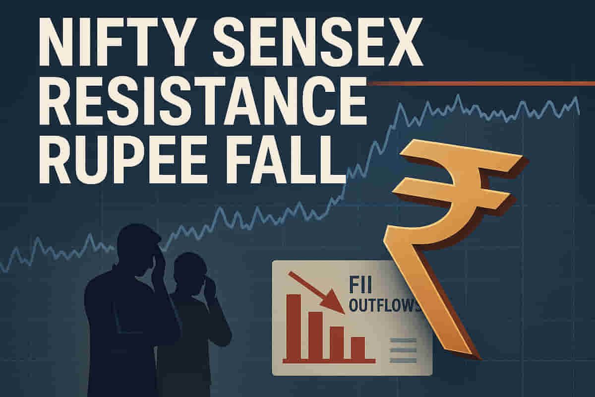 ਨਿਫਟੀ ਅਤੇ ਸੈਂਸੈਕਸ ਫਲੈਟ: ਕੀ ਇਹ ਮੁੱਖ ਰੋਧਕ ਪੱਧਰ ਭਾਰਤੀ ਬਾਜ਼ਾਰਾਂ ਲਈ ਸਭ ਤੋਂ ਵੱਡੀ ਰੁਕਾਵਟ ਹੈ? ਰੁਪਏ ਦੀਆਂ ਚਿੰਤਾਵਾਂ ਅਤੇ FII ਦੀ ਵਿਕਰੀ ਨਿਵੇਸ਼ਕਾਂ ਨੂੰ ਪ੍ਰੇਸ਼ਾਨ ਕਰ ਰਹੀ ਹੈ!