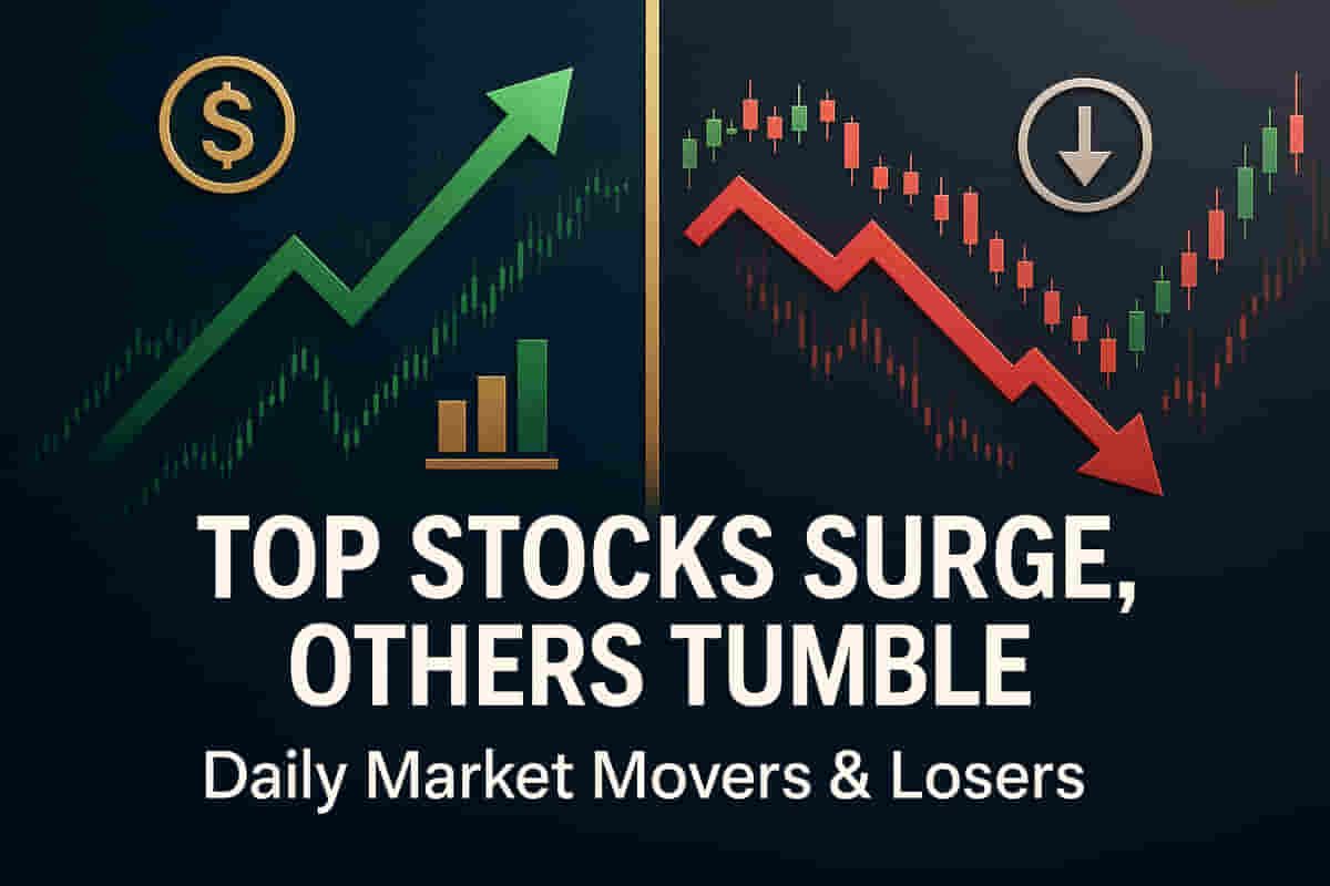 ਮਾਰਕੀਟ ਮੂਵਰਸ ਦਾ ਖੁਲਾਸਾ! ਟਾਪ ਸਟਾਕਸ ਵਿੱਚ ਤੇਜ਼ੀ, ਬਾਕੀ ਡਿੱਗੇ - ਦੇਖੋ ਅੱਜ ਕਿਹਨੂੰ ਫਾਇਦਾ ਹੋਇਆ ਤੇ ਕਿਹਨੂੰ ਨੁਕਸਾਨ!