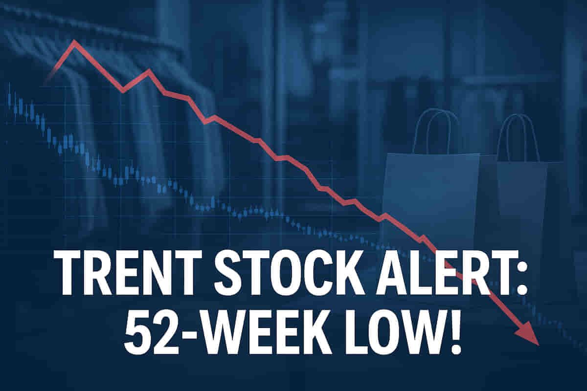 ਟ੍ਰੇਂਟ ਸਟਾਕ 52-ਹਫ਼ਤੇ ਦੇ ਨਿਮਨਤਮ ਪੱਧਰ 'ਤੇ ਡਿੱਗਿਆ: ਟਾਟਾ ਰਿਟੇਲ ਜੈਂਟ ਦੀ ਵੱਡੀ ਗਿਰਾਵਟ - ਖਰੀਦ ਦਾ ਸੰਕੇਤ ਜਾਂ ਚੇਤਾਵਨੀ?