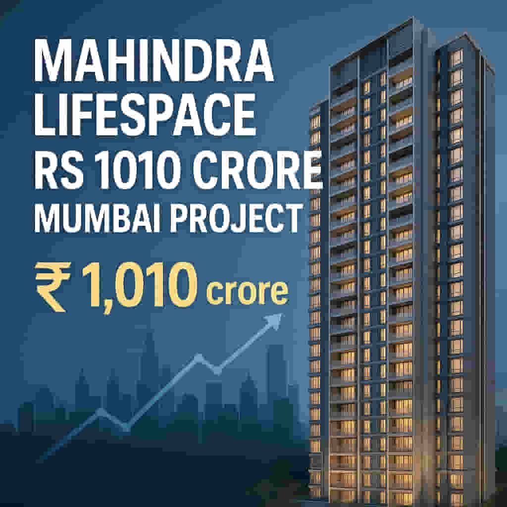 Mahindra Lifespace Developers ਨੂੰ ਮੁੰਬਈ ਵਿੱਚ ₹1,010 ਕਰੋੜ ਦਾ ਮੈਗਾ-ਪ੍ਰੋਜੈਕਟ ਮਿਲਿਆ!