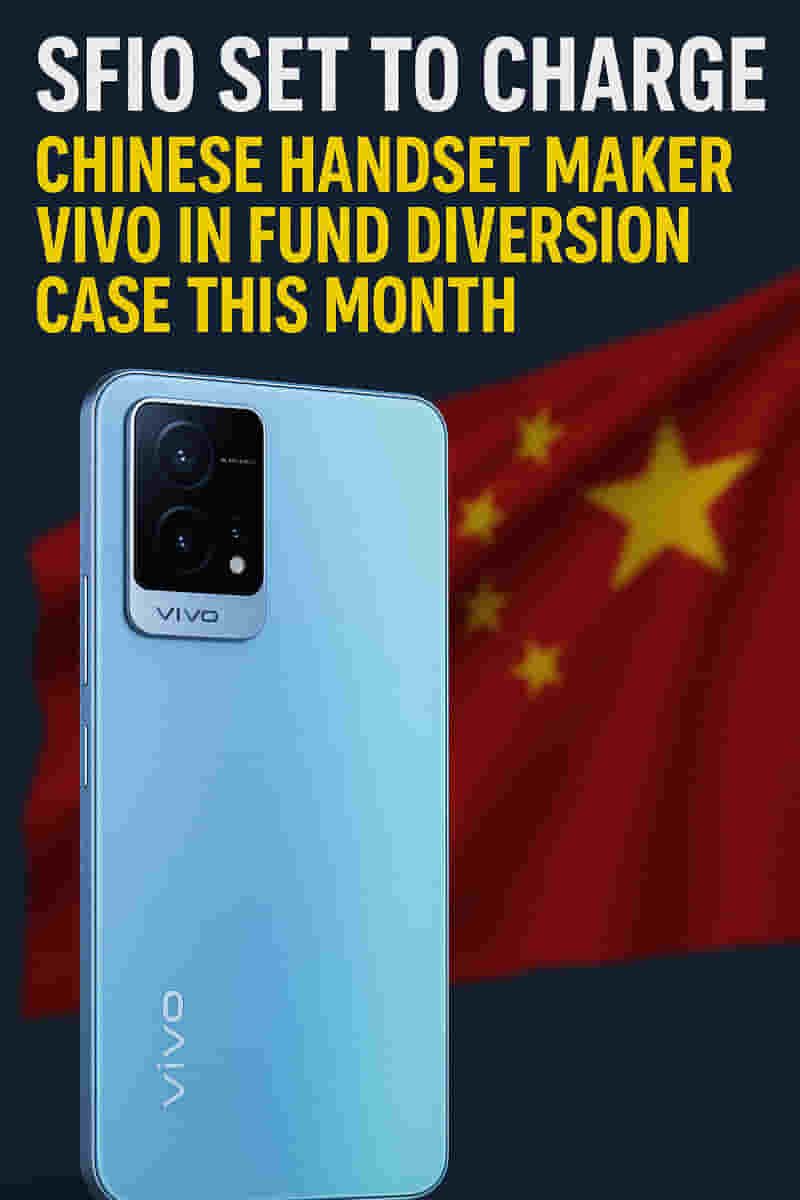 Vivo 'ਤੇ ₹2000 ਕਰੋੜ ਦੇ ਧੋਖਾਧੜੀ ਦੇ ਚਾਰਜਸ਼ੀਟ ਇਸ ਦਸੰਬਰ! ਭਾਰਤ ਵਿੱਚ ਚੀਨੀ ਸਮਾਰਟਫੋਨ ਨਿਰਮਾਤਾਵਾਂ 'ਤੇ ਵੱਡੀ ਕਾਰਵਾਈ!