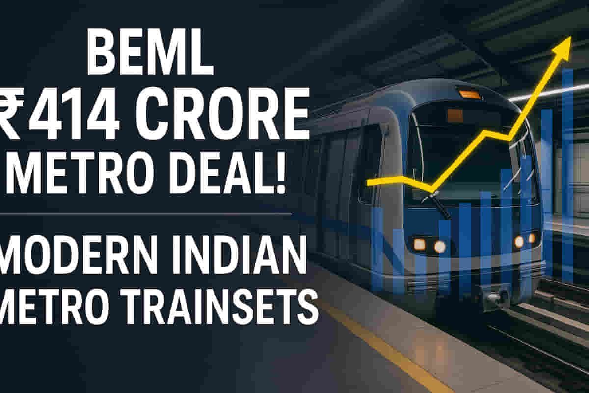BEML ਨੇ ₹414 ਕਰੋੜ ਦਾ ਬੈਂਗਲੁਰੂ ਮੈਟਰੋ ਆਰਡਰ ਹਾਸਲ ਕੀਤਾ – ਸਰਕਾਰੀ ਕੰਪਨੀ ਲਈ ਵੱਡਾ ਹੁਲਾਰਾ!