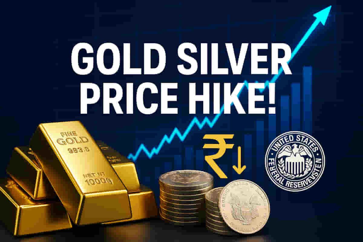Gold & Silver Skyrocket as Rupee Tumbles & US Rate Cut Hopes Ignite! What's Next?