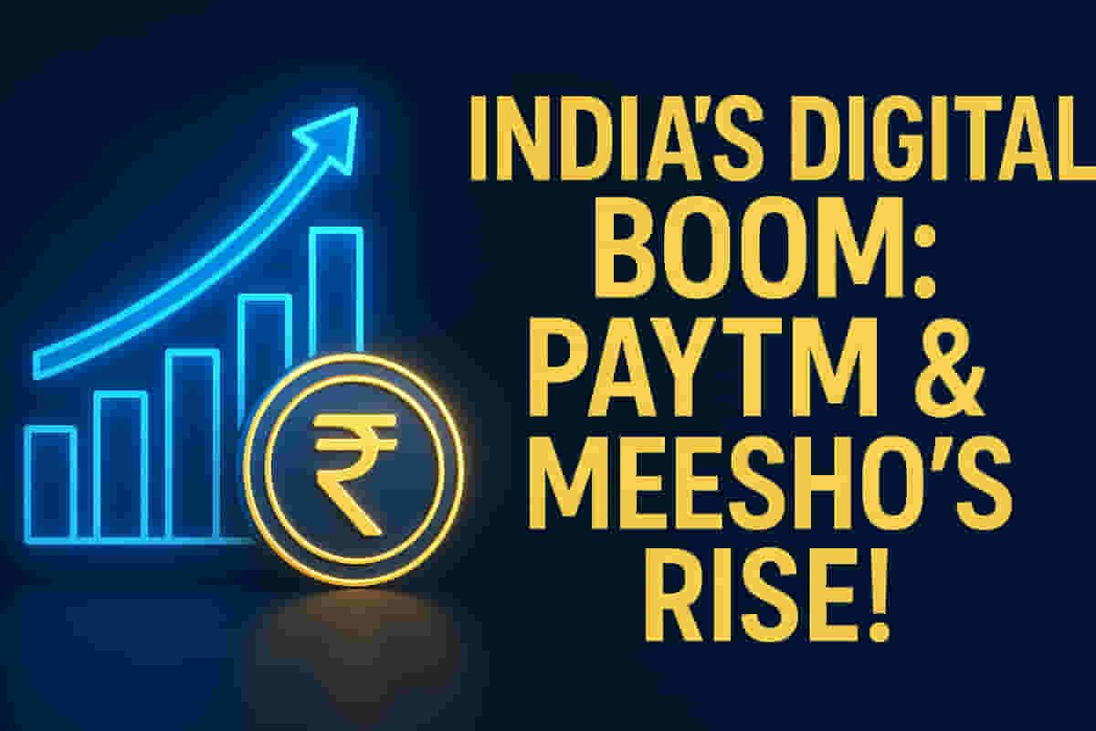 ਇੰਡੀਆ ਦੀ ਡਿਜੀਟਲ ਇਕਾਨਮੀ 'ਚ ਤੇਜ਼ੀ: ਮਾਹਰ ਨੂੰ Paytm, Meesho 'ਚ ਮਾਰਕੀਟ ਬਦਲਾਅ ਦੌਰਾਨ ਦਿਸਿਆ ਭਾਰੀ ਲੰਬੇ ਸਮੇਂ ਦਾ ਮੁੱਲ!