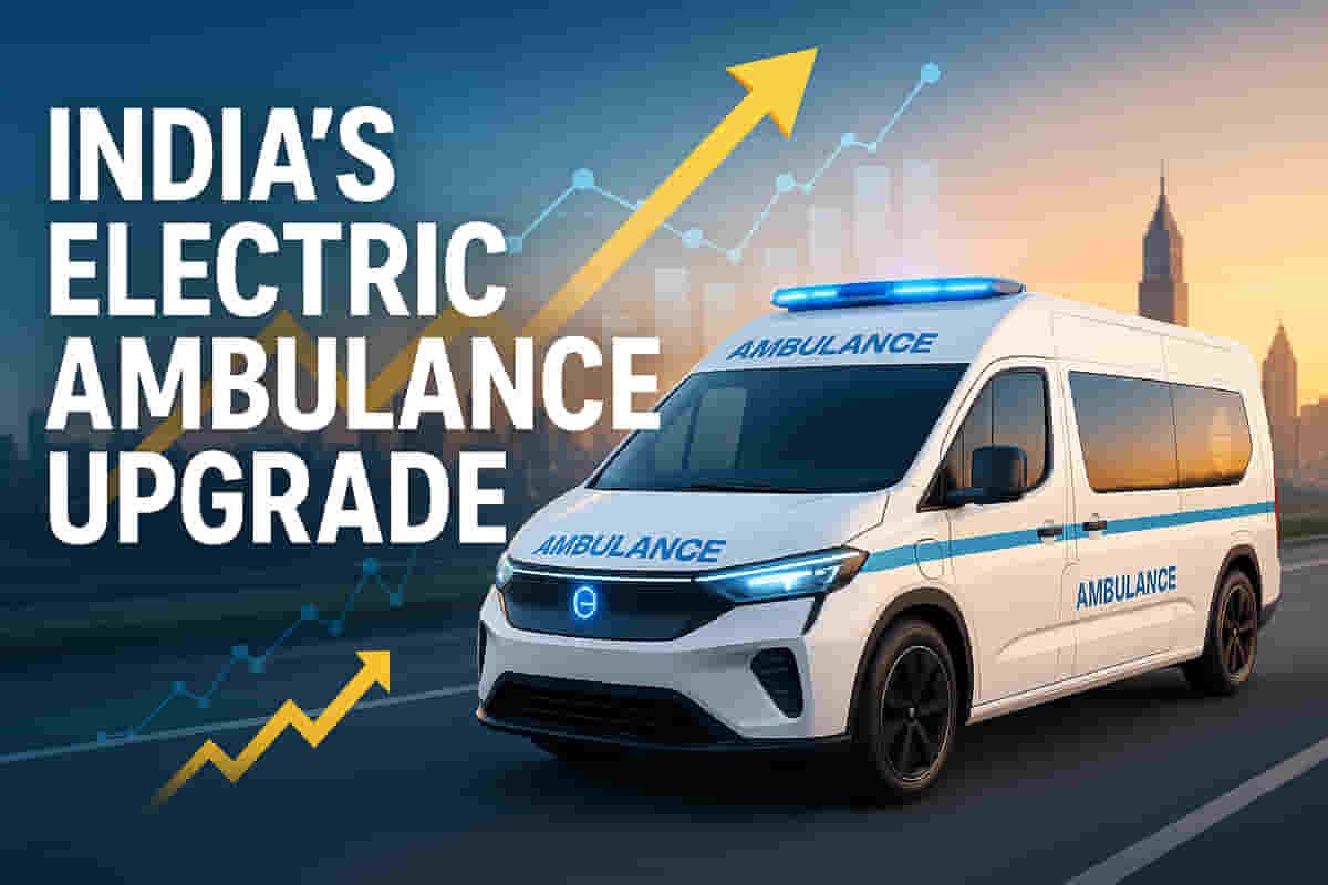India Drafts EV Ambulance Rules: Import Curbs Eased Till 2026, Local Manufacturing Boosted!