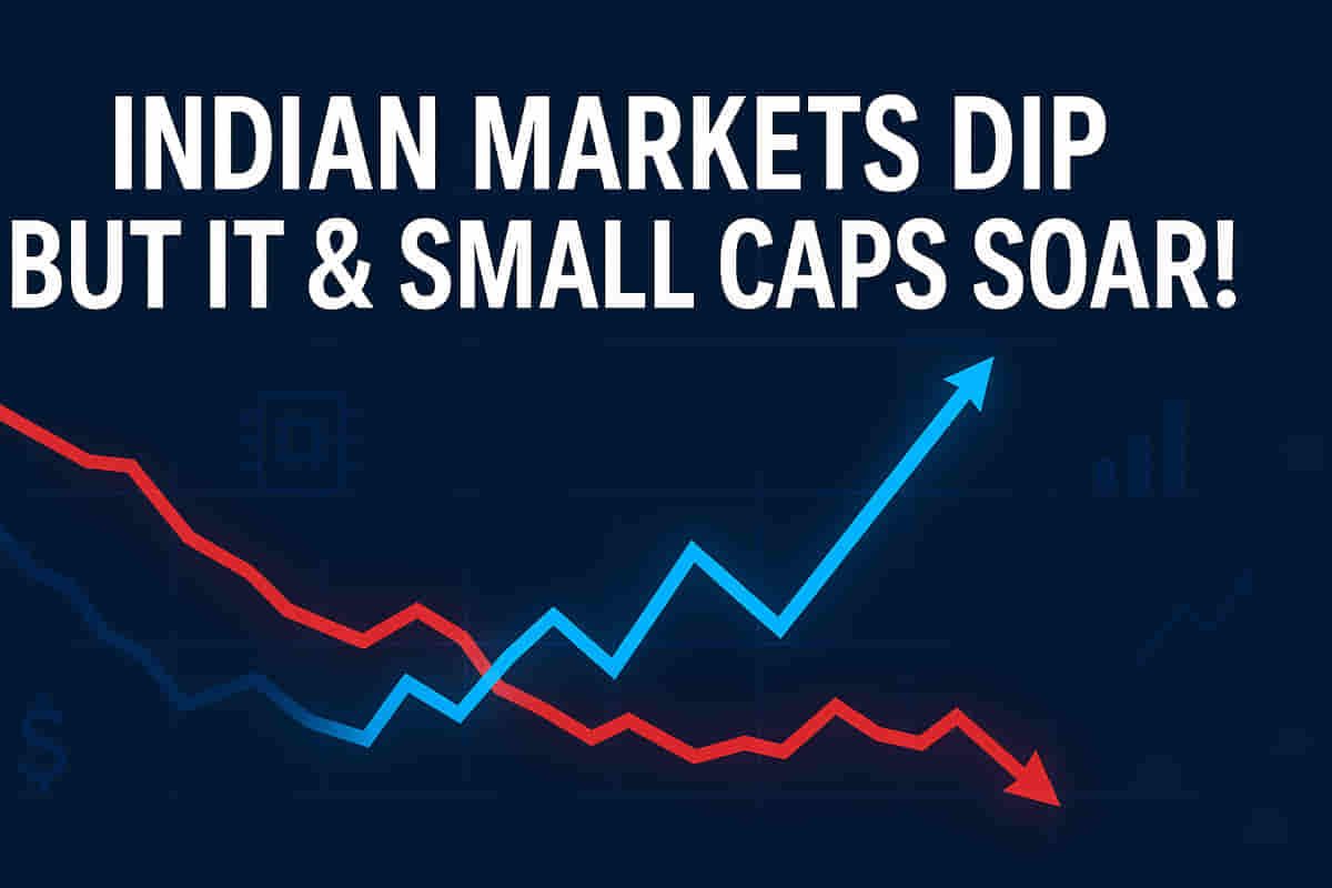 Indian Markets Dip: Top Small-Caps Soar Amidst Mixed Sector Performance!
