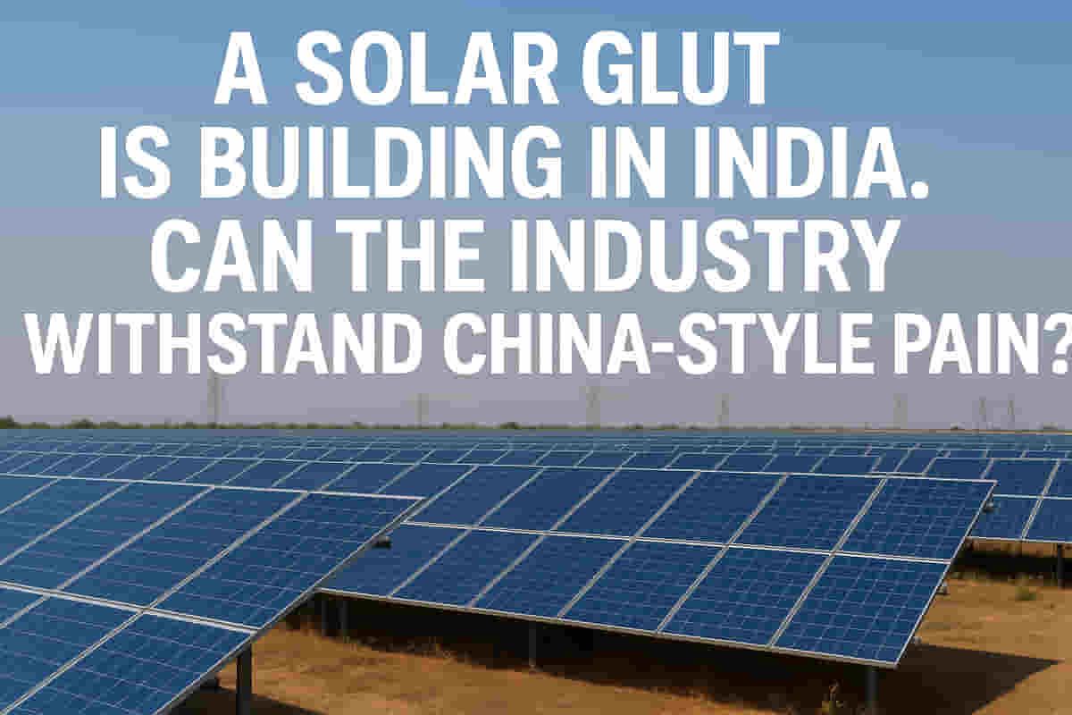 ਭਾਰਤ ਦਾ ਸੋਲਾਰ ਮੈਨੂਫੈਕਚਰਿੰਗ ਬੂਮ ਇਕ ਸਖ਼ਤ ਹਕੀਕਤ ਦਾ ਸਾਹਮਣਾ ਕਰ ਰਿਹਾ ਹੈ: ਓਵਰਸਪਲਾਈ, IPO ਫਲਾਪਸ, ਅਤੇ ਆਉਣ ਵਾਲੀ ਵੱਡੀ ਮੁਸ਼ਕਲ?