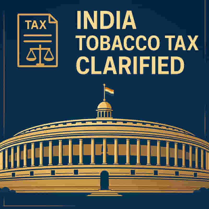 ਤੰਬਾਕੂ ਟੈਕਸ ਦਾ ਝਟਕਾ: ਵਿੱਤ ਮੰਤਰੀ ਨਿਰਮਲਾ ਸੀਤਾਰਮਨ ਨੇ ਚੁੱਪੀ ਤੋੜੀ - ਕੋਈ ਨਵਾਂ ਟੈਕਸ ਨਹੀਂ, ਪਰ ਵੱਡੇ ਬਦਲਾਅ!