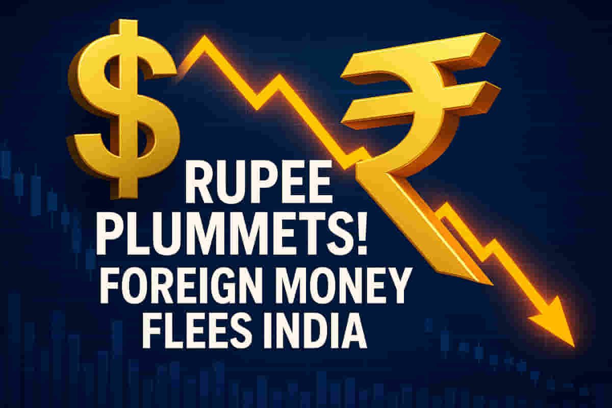 ਰੁਪਈਆ ਡਿੱਗਿਆ! ਵਿਦੇਸ਼ੀ ਨਿਵੇਸ਼ਕ ਭਾਰਤ ਛੱਡ ਰਹੇ ਹਨ – ਤੁਹਾਡੇ ਪੈਸੇ ਅਤੇ ਬਾਜ਼ਾਰ ਲਈ ਇਸਦਾ ਕੀ ਮਤਲਬ ਹੈ!