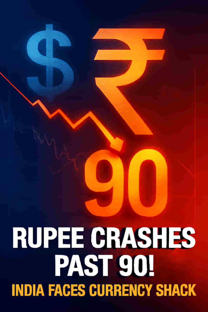 Rupee Plummets Past 90! India's Currency in Freefall - What Investors NEED to Know NOW!