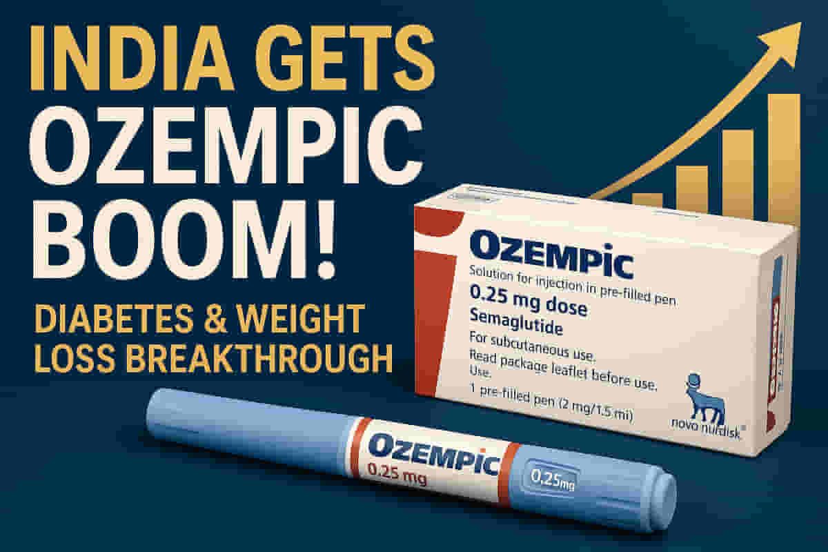 ਇੰਡੀਆ ਅਲਰਟ: ਨੋਵੋ ਨਾਰਡਿਸਕ ਦੀ ਬਲਾਕਬਸਟਰ ਓਜ਼ੇਮਪਿਕ ਇਸ ਮਹੀਨੇ ਭਾਰਤ ਵਿੱਚ - ਡਾਇਬਿਟੀਜ਼ ਅਤੇ ਵਜ਼ਨ ਘਟਾਉਣ ਲਈ ਵੱਡੀ ਖ਼ਬਰ!