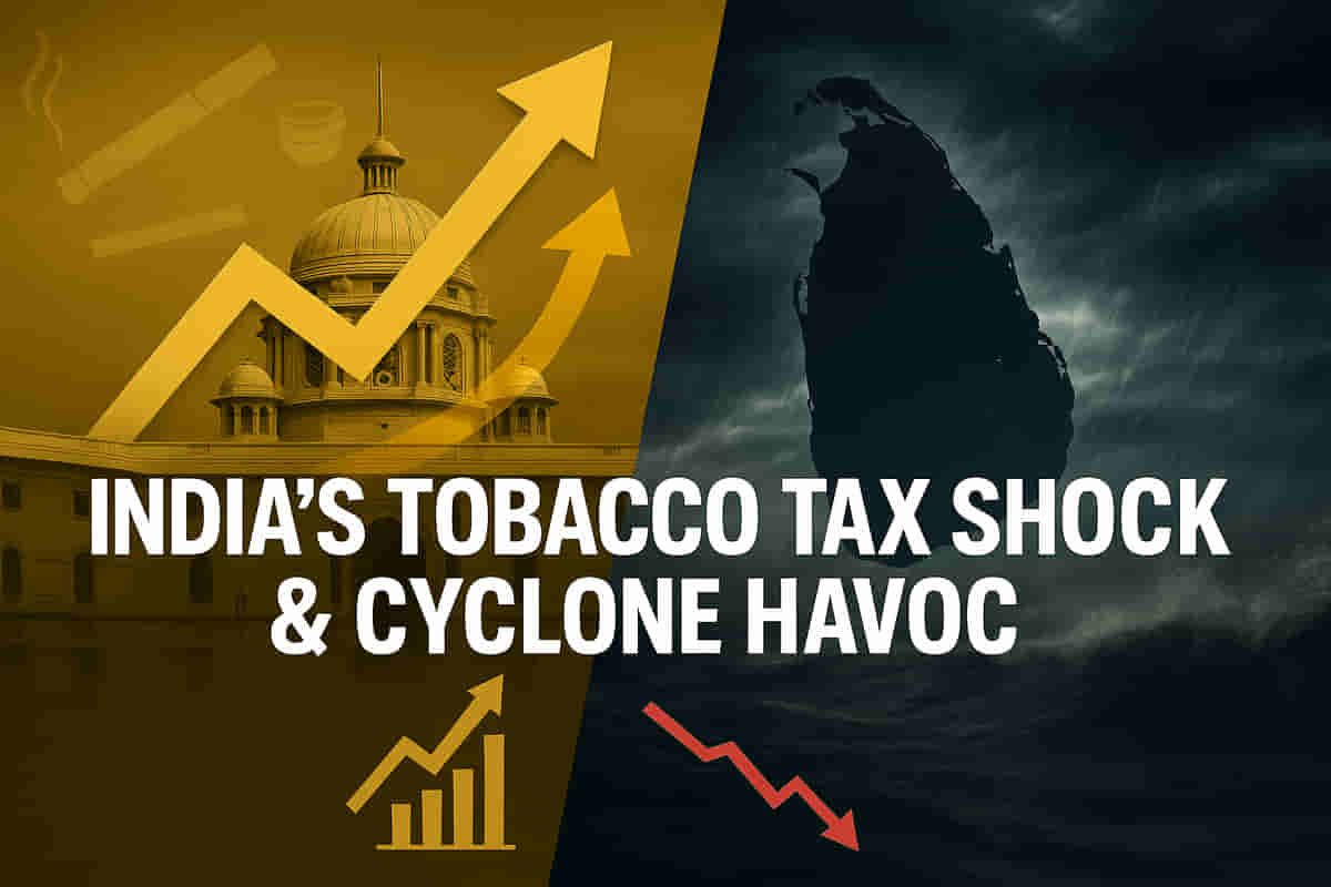 Tobacco Tax Shockwave & Cyclone Fury: India Braces for Economic Impact!