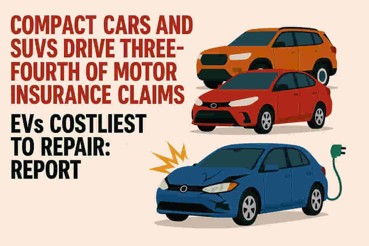 Shocking Indian Auto Claims Revealed: Compact Cars & SUVs Dominate, EVs Costliest to Repair!