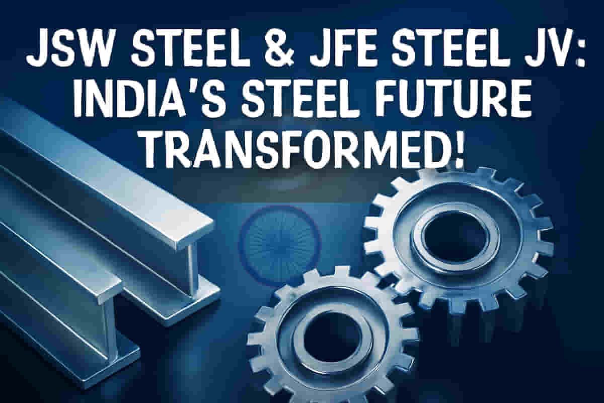 JSW ਸਟੀਲ & JFE ਸਟੀਲ: ਭਾਰਤ ਦੇ ਸਟੀਲ ਭਵਿੱਖ ਨੂੰ ਆਕਾਰ ਦੇਣ ਵਾਲਾ 'ਬਲਾਕਬਸਟਰ' JV! ਕੀ ਨਿਵੇਸ਼ਕ ਖੁਸ਼ ਹੋਣਗੇ?