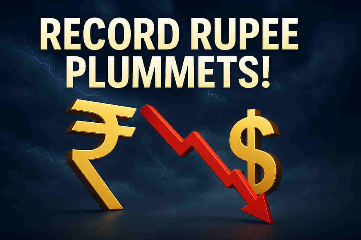 Rupee in Freefall! Hits Record Low Against Dollar – Is India Facing Economic Crisis?
