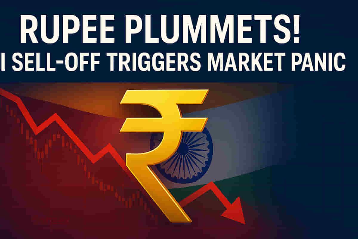 Rupee's Record Crash & FII Sell-Off SHOCK Indian Markets! But Experts Say BUY NOW?