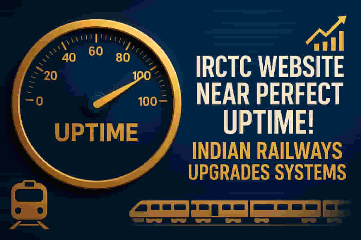 IRCTC Website Hits 99.98% Uptime: Unveiling Indian Railways' Secret Tech Upgrades & Passenger Perks!