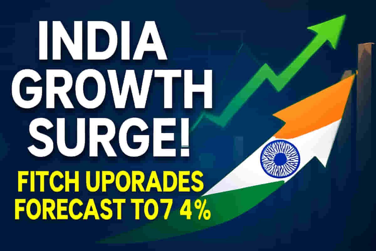 ਭਾਰਤ ਦੀ ਅਰਥ-ਵਿਵਸਥਾ ਉਛਾਲ 'ਤੇ! ਫਿਚ ਨੇ ਵਿਕਾਸ ਦਾ ਅਨੁਮਾਨ 7.4% ਤੱਕ ਵਧਾਇਆ - ਕੀ ਇਹ ਤੁਹਾਡਾ ਅਗਲਾ ਵੱਡਾ ਨਿਵੇਸ਼ ਮੌਕਾ ਹੈ?