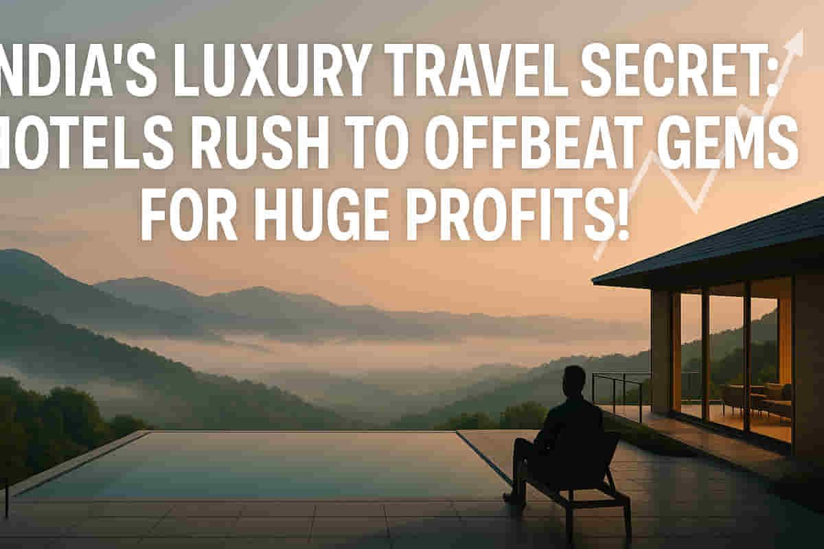 ਭਾਰਤ ਦਾ ਲਗਜ਼ਰੀ ਟਰੈਵਲ ਸੀਕ੍ਰੇਟ: ਹੋਟਲ ਆਫਬੀਟ (offbeat) ਰਤਨਾਂ ਵੱਲ ਭਾਰੀ ਮੁਨਾਫੇ ਲਈ ਦੌੜਦੇ ਹੋਏ!