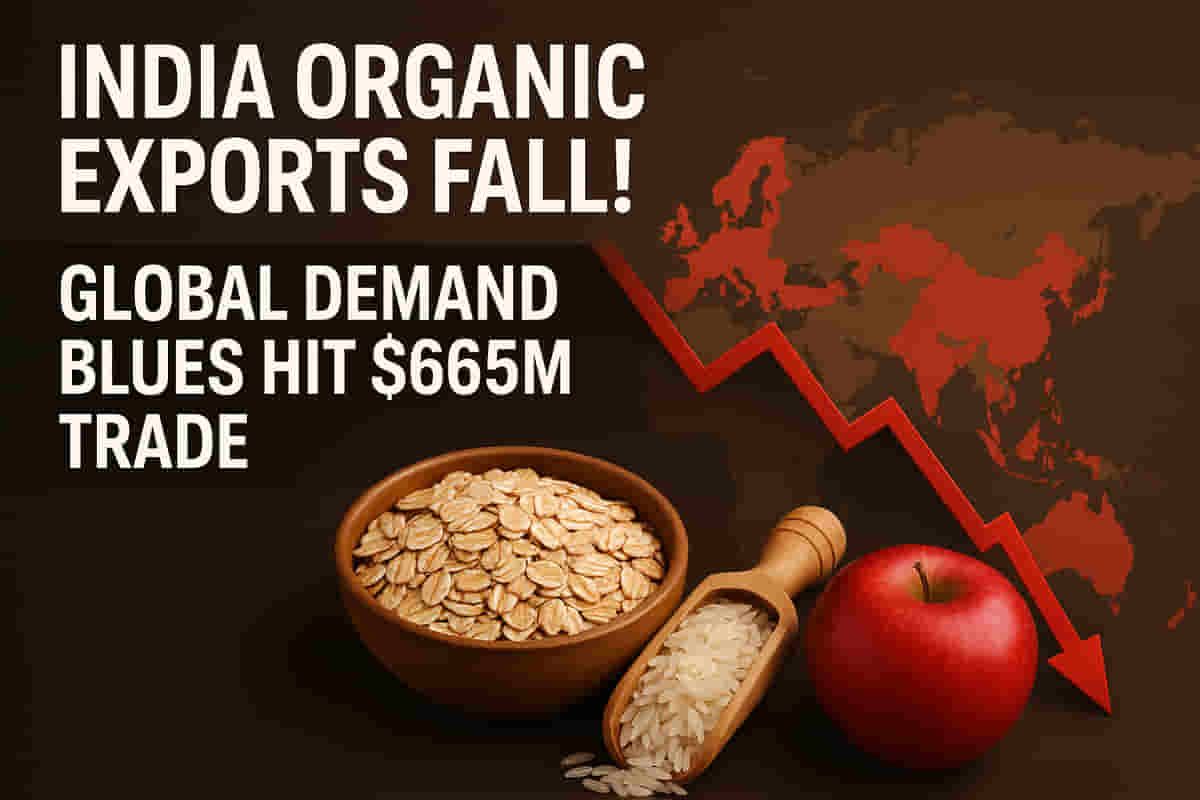 India's Organic Exports Tumble: Global Demand Slump Hits $665M Trade – What Investors Need to Know!