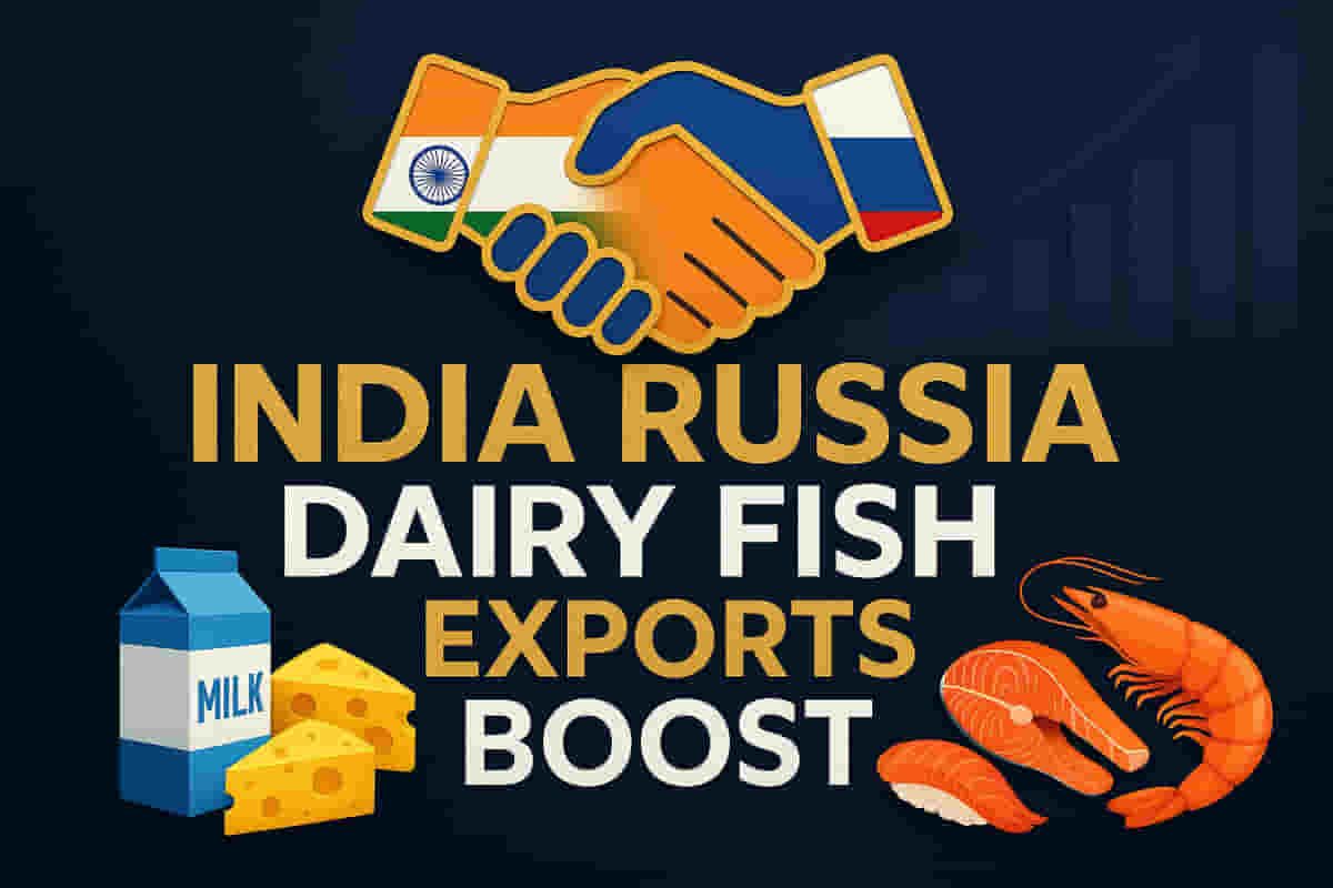 ਭਾਰਤ ਨੇ ਰੂਸ ਤੋਂ ਅਮੂਲ ਡੇਅਰੀ ਅਤੇ ਮੱਛੀ ਨਿਰਯਾਤ ਲਈ ਦਬਾਅ ਪਾਇਆ: ਕੀ ਇੱਕ ਵੱਡਾ ਵਪਾਰਕ ਸੌਦਾ ਆ ਰਿਹਾ ਹੈ?