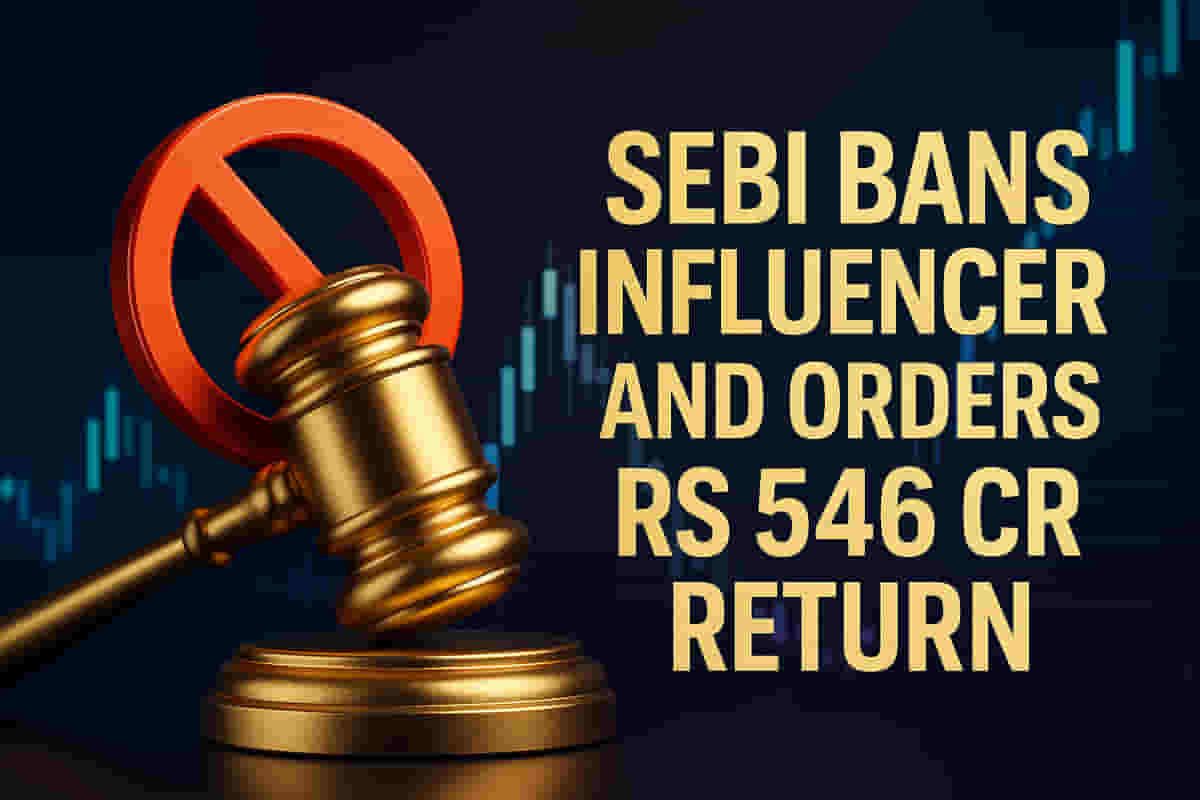 SEBI அதிரடி: நிதி செல்வாக்கு செலுத்துபவர் அவதூத் சதேவுக்கு ₹546 கோடி திரும்ப செலுத்த உத்தரவு, சந்தையில் தடை!