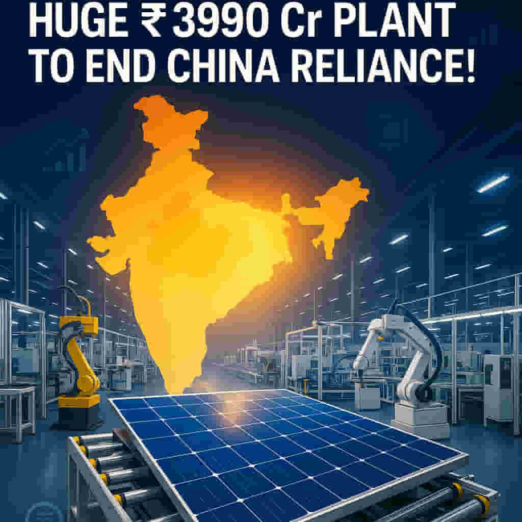 India's Solar Power Shockwave: ₹3990 Cr Mega Plant to End China Reliance! Game-Changer Unveiled?
