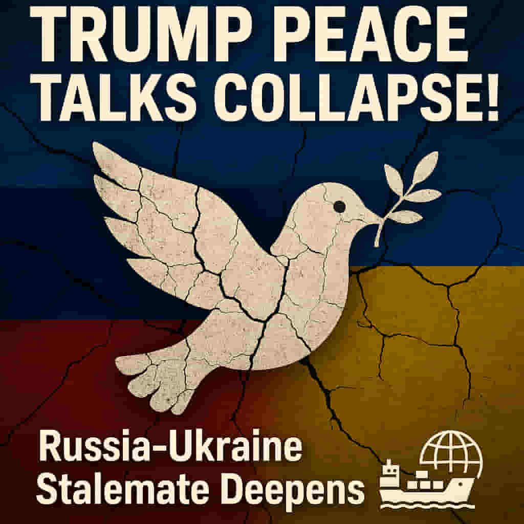 ਸ਼ਾਂਤੀ ਗੱਲਬਾਤ ਫੇਲ? ਖੇਤਰੀ ਵਿਵਾਦਾਂ ਵਿਚਾਲੇ ਟਰੰਪ ਦੀ ਰੂਸ-ਯੂਕਰੇਨ ਡੀਲ ਰੁਕੀ!