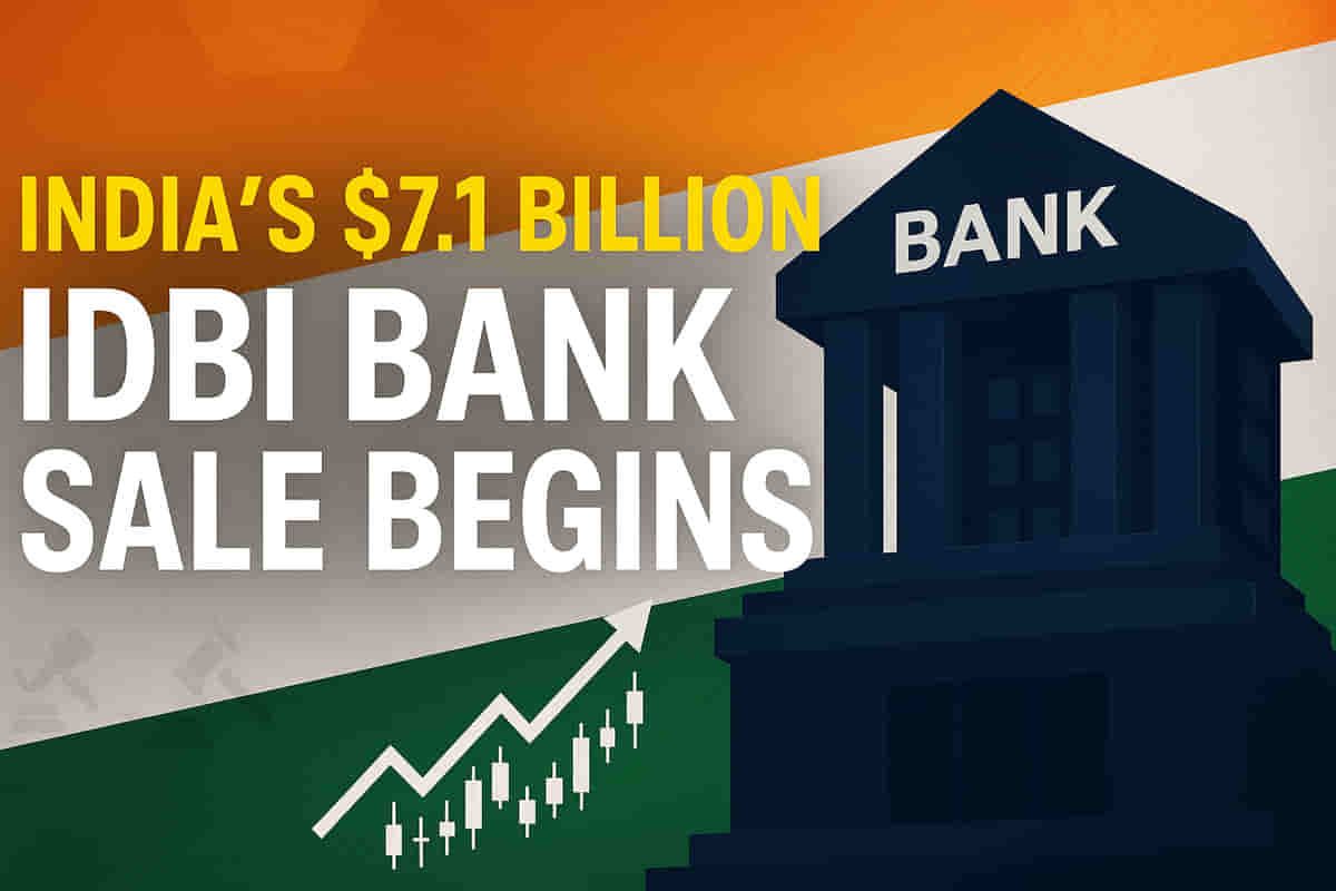 India's $7.1 Billion Bank Sell-Off Begins: Who Will Grab IDBI Stake?
