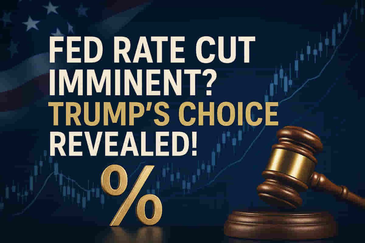 டிரம்ப் ஆலோசகர் ஃபெட் வட்டி விகிதக் குறைப்புத் திட்டங்களை வெளிப்படுத்துகிறார்! அடுத்த வாரம் விகிதங்கள் குறையுமா?