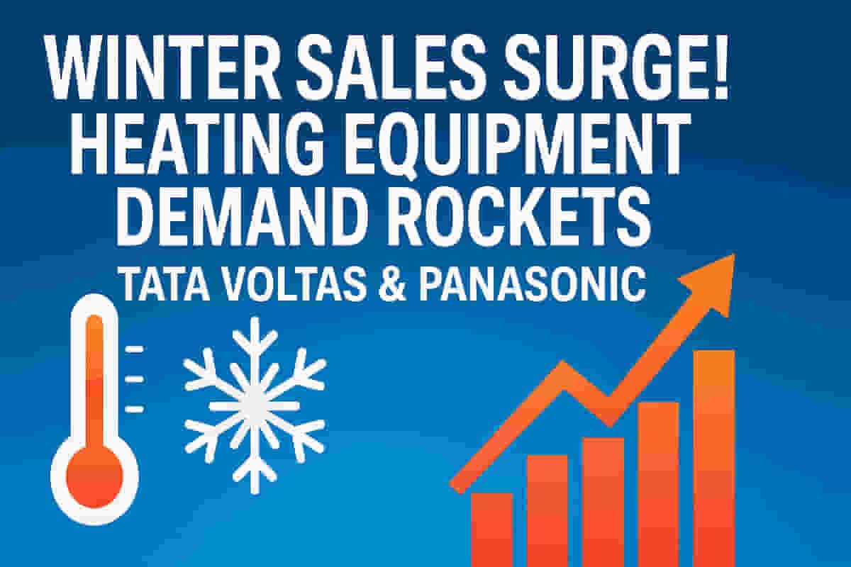 ਸਰਦੀਆਂ ਨੇ ਹੀਟਰਾਂ ਦੀ ਮੰਗ ਵਧਾਈ! ਟਾਟਾ ਵੋਲਟਾਸ ਅਤੇ ਪੈਨਾਸੋਨਿਕ ਦੀ ਵਿਕਰੀ 'ਚ ਜ਼ਬਰਦਸਤ ਵਾਧਾ - ਕੀ ਤੁਸੀਂ ਹੋਰ ਵਿਕਾਸ ਲਈ ਤਿਆਰ ਹੋ?