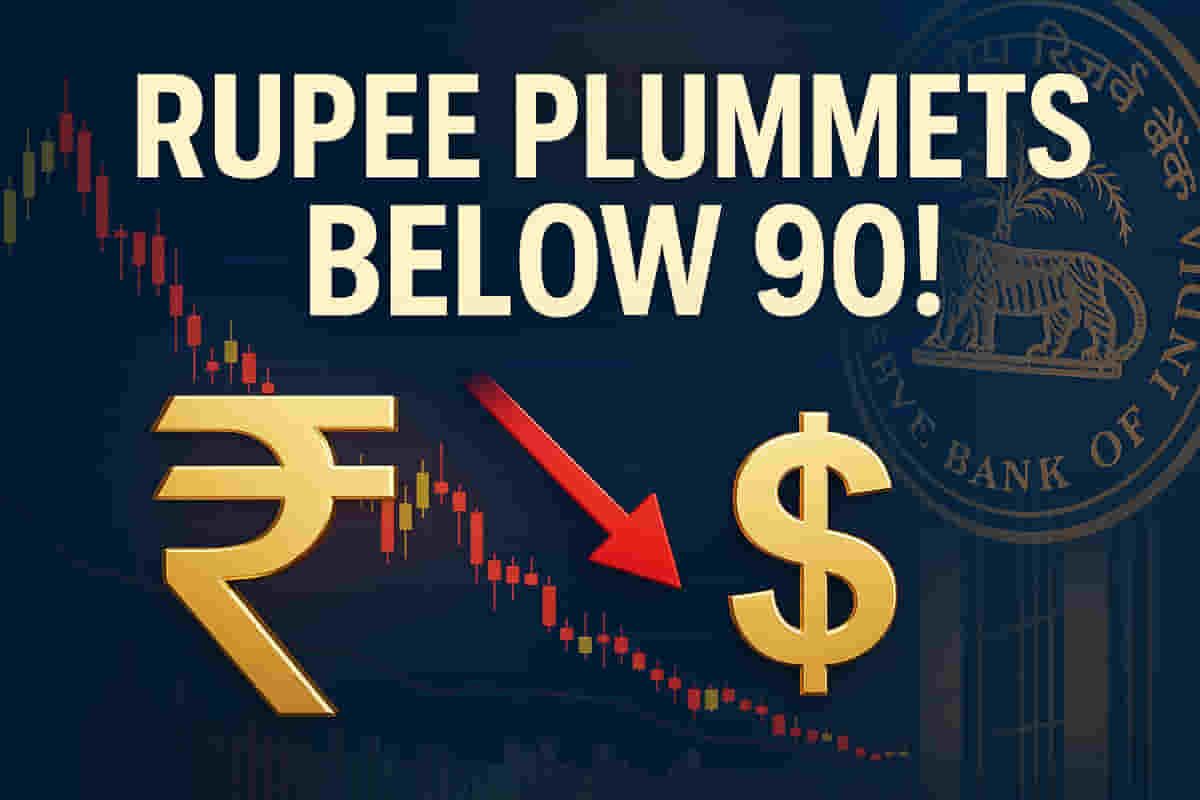 ரூ.90க்கு கீழ் சென்ற ரூபாய்! RBI-யின் அதிரடி நடவடிக்கை நாணயத்தில் அதிர்வலை - முதலீட்டாளர்கள் இப்போது தெரிந்து கொள்ள வேண்டியது என்ன!