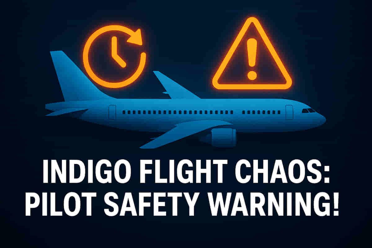 விமானிகளின் பாதுகாப்பு எச்சரிக்கை! FDTL விதிகள் தொடர்பாக IndiGo மீது கடும் கோபம்; 500+ விமானங்கள் தாமதம்!