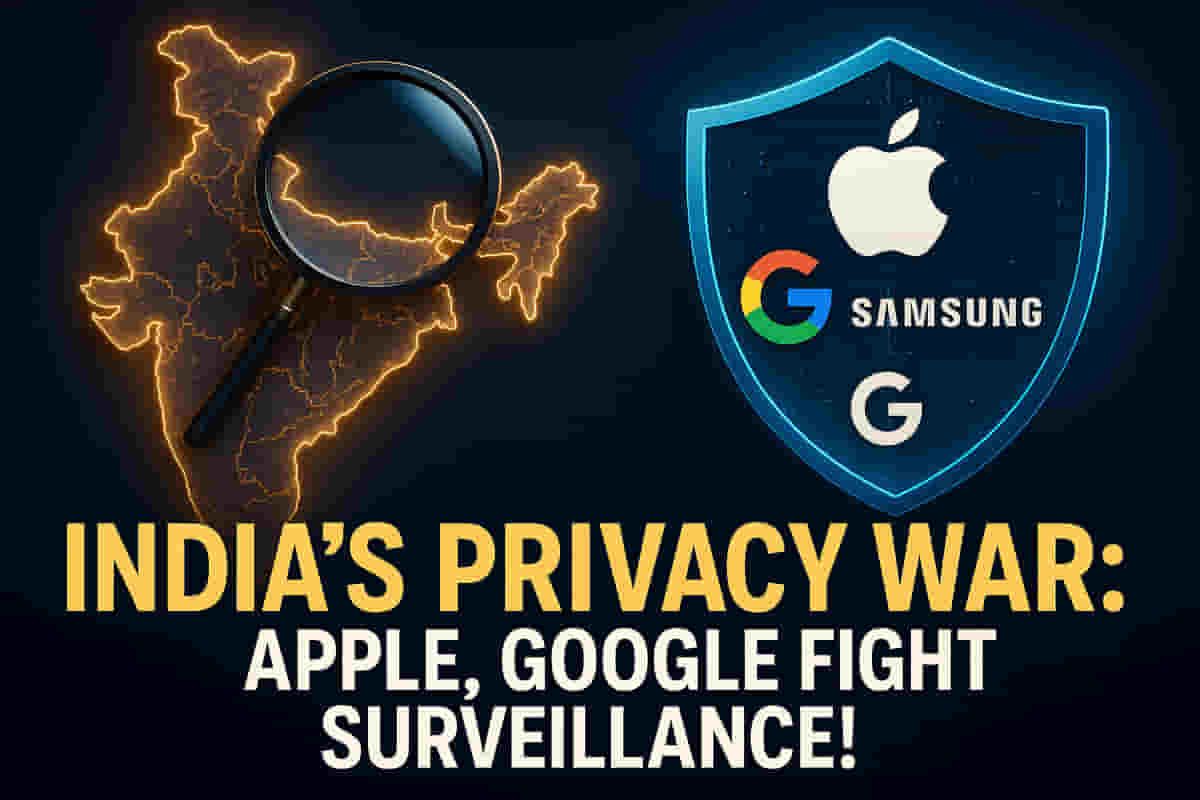 ਭਾਰਤ ਦਾ ਪ੍ਰਾਈਵੇਸੀ ਕਲੈਸ਼: Apple, Google ਸਰਕਾਰ ਦੀ MANDATORY ਹਮੇਸ਼ਾ-ਚਾਲੂ ਫ਼ੋਨ ਟਰੈਕਿੰਗ ਯੋਜਨਾ ਦੇ ਖਿਲਾਫ ਲੜਾਈ!