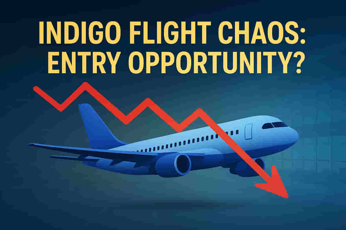 இன்டிகோ விமான சேவையில் குழப்பம்: ரத்து அறிவிப்புகளால் பங்கு விலை வீழ்ச்சி - இது ஒரு பொன்னான நுழைவு வாய்ப்பா?