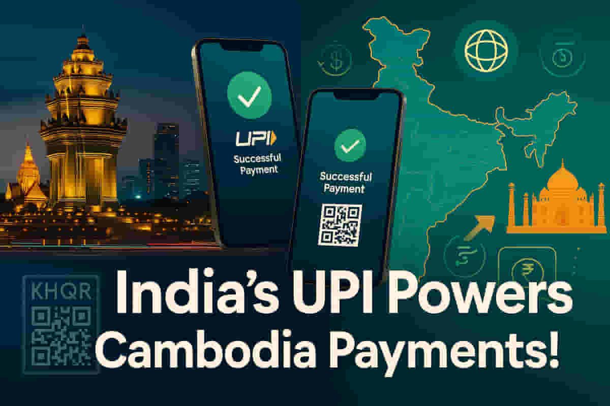 ਤੁਹਾਡਾ UPI ਜਲਦ ਹੀ ਕੰਬੋਡੀਆ ਵਿੱਚ ਵੀ ਕੰਮ ਕਰੇਗਾ! ਵੱਡੇ ਕ੍ਰਾਸ-ਬਾਰਡਰ ਭੁਗਤਾਨ ਕਾਰੀਡੋਰ ਦਾ ਐਲਾਨ