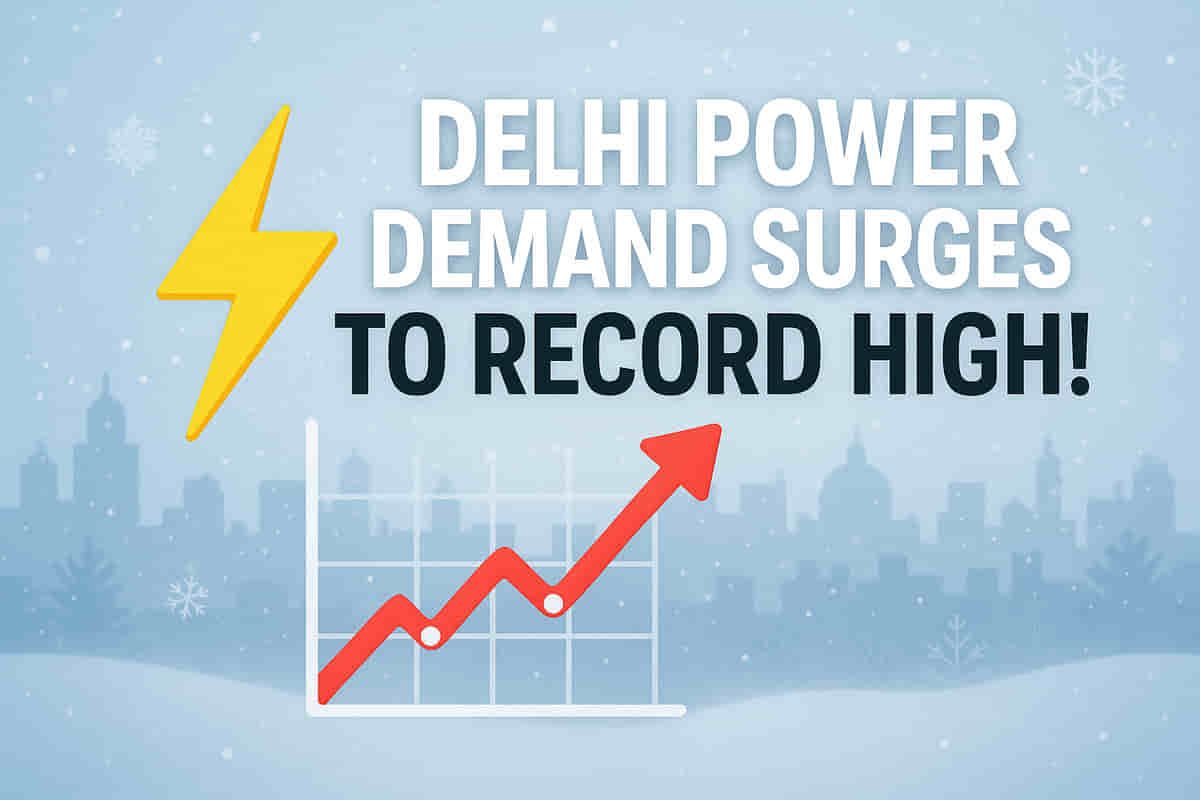 ਦਿੱਲੀ ਦੀ ਬਿਜਲੀ ਮੰਗ ਨੇ ਨਵਾਂ ਰਿਕਾਰਡ ਬਣਾਇਆ: ਕੀ ਤੁਹਾਡਾ ਗ੍ਰਿਡ ਸਰਦੀਆਂ ਦੀ ਕਠੋਰਤਾ ਲਈ ਤਿਆਰ ਹੈ?