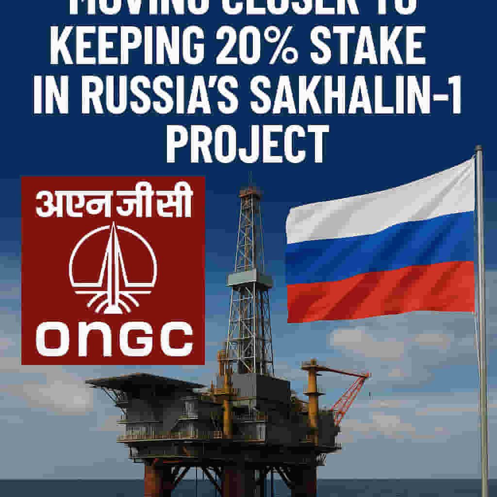 ONGC का $800M का रूसी स्टेक बचा! सखलिन-1 डील में जमे हुए डिविडेंड्स की जगह रूबल से भुगतान।