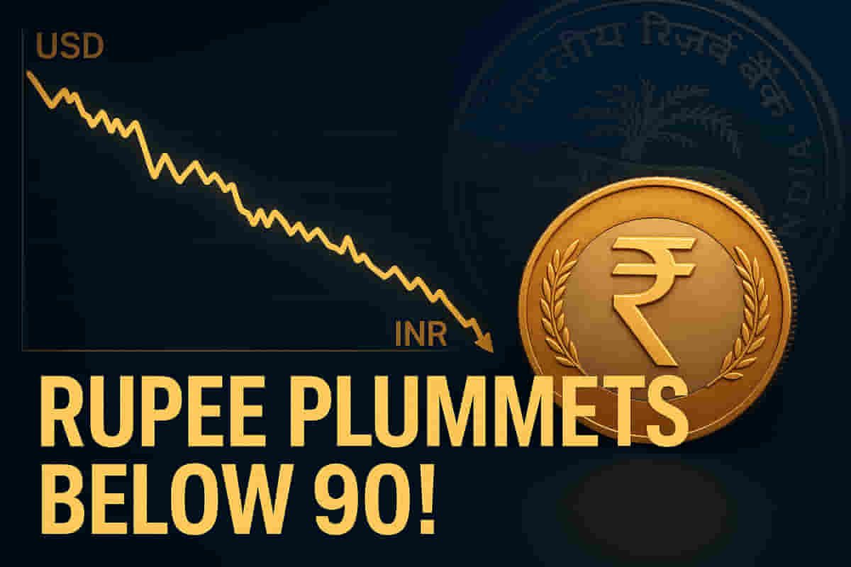 रुपया 90 च्या पार! RBI च्या $5 अब्ज लिक्विडिटी मूव्हचे स्पष्टीकरण: अस्थिरता कायम राहील का?