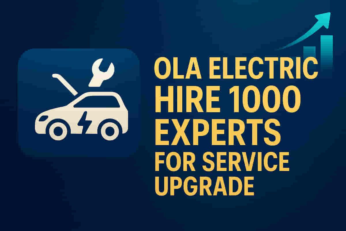 Ola Electric's Bold Move: EV సర్వీస్ నెట్‌వర్క్‌ను విప్లవాత్మకంగా మార్చడానికి 1,000 నిపుణులను నియమిస్తోంది!