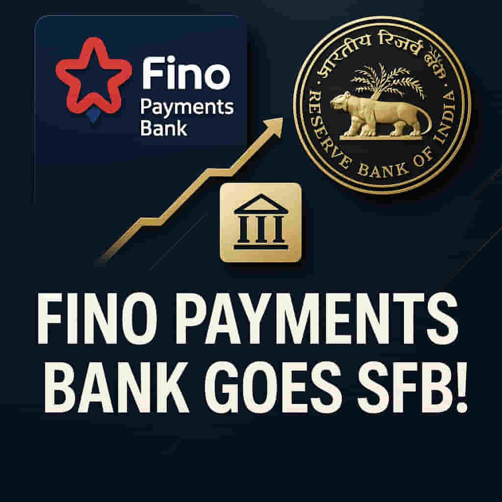 Fino Payments Bank's Major Leap: RBI Grants In-Principle Approval for Small Finance Bank Conversion!