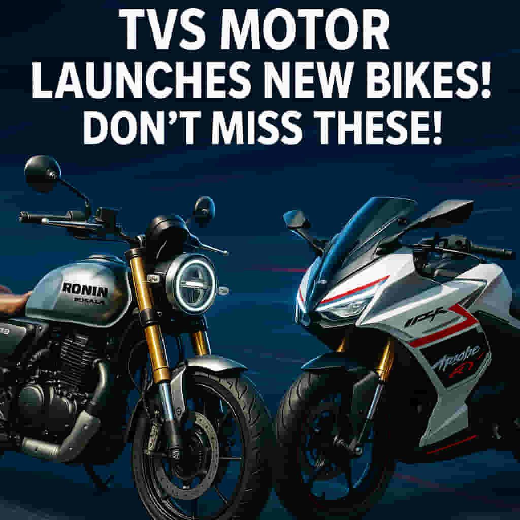 TVS મોટરનો ગર્જના! નવી Ronin Agonda & Apache RTX 20th Year Special MotoSoul માં લોન્ચ!