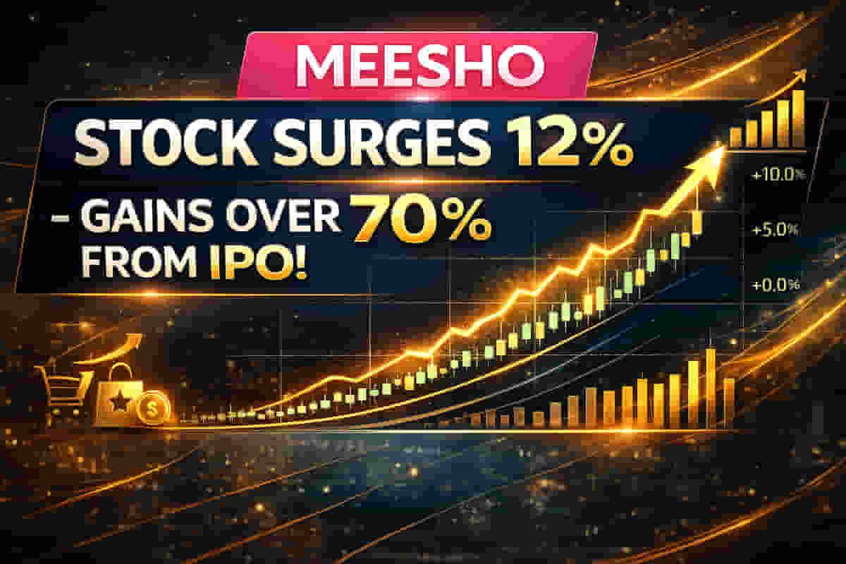 Meesho Stock EXPLODES 12%! Up 70% From IPO Price, Market Cap Crosses ₹86,000  Cr! | Whalesbook
