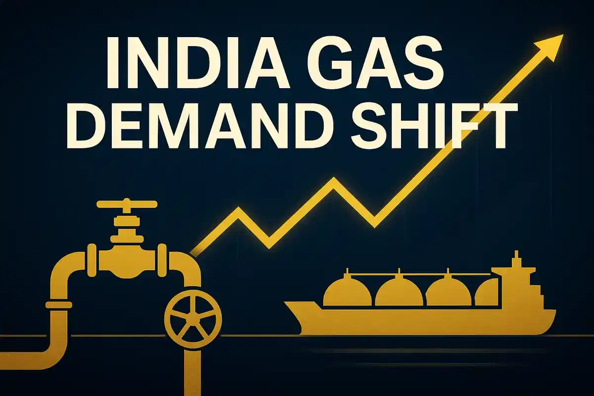 ਭਾਰਤ ਦੀ ਨੈਚੁਰਲ ਗੈਸ ਦੀ ਮੰਗ 2025 ਵਿੱਚ ਮਹਿੰਗੇ ਭਾਅ ਅਤੇ ਹਲਕੇ ਮੌਸਮ ਕਾਰਨ ਅਸਥਾਈ ਤੌਰ 'ਤੇ ਡਿੱਗੇਗੀ, ਲੰਬੇ ਸਮੇਂ ਦੀ ਵਾਧਾ ਉਮੀਦ ਹੈ।